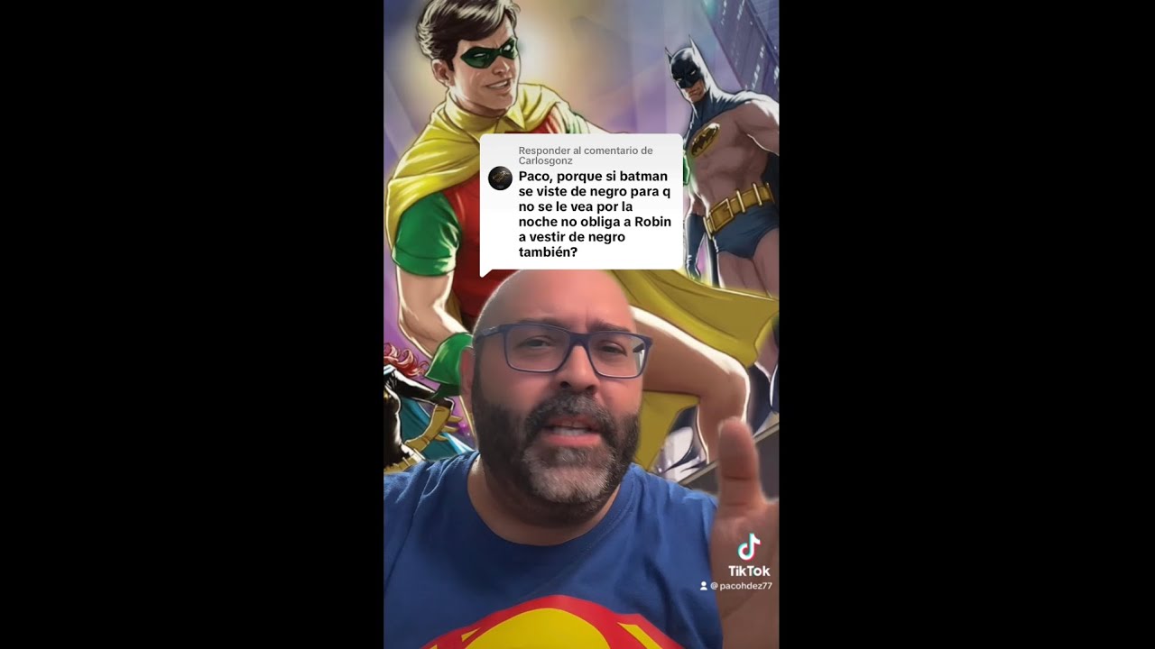 ¿Por qué Robin va de colores y Batman de negro?
