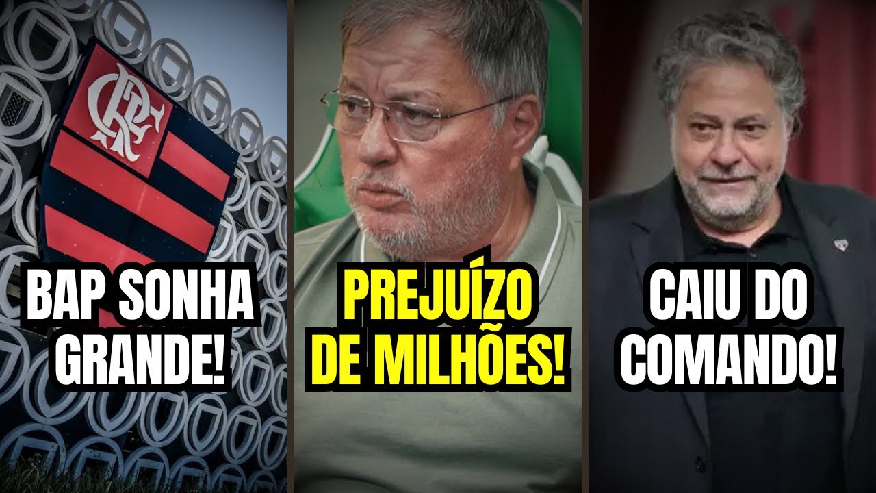 PREJUÍZO de 21 MI no Palmeiras! BAP vai REALIZAR SONHO da Torcida do Flamengo! Casares CAI no SP! 