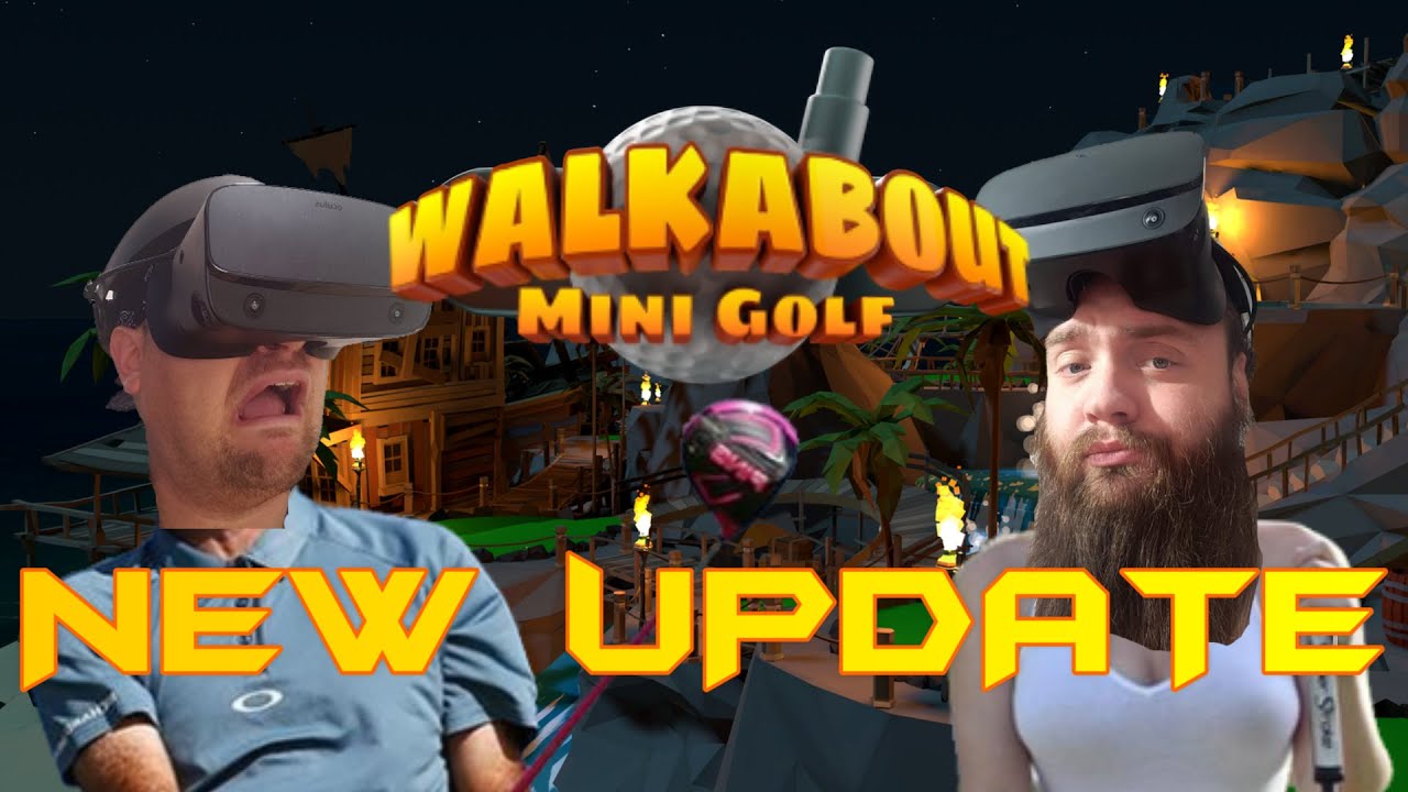 Two VR bros play mini golf and have a very pleasant time | Walkabout Mini Golf VR | Oculus VR