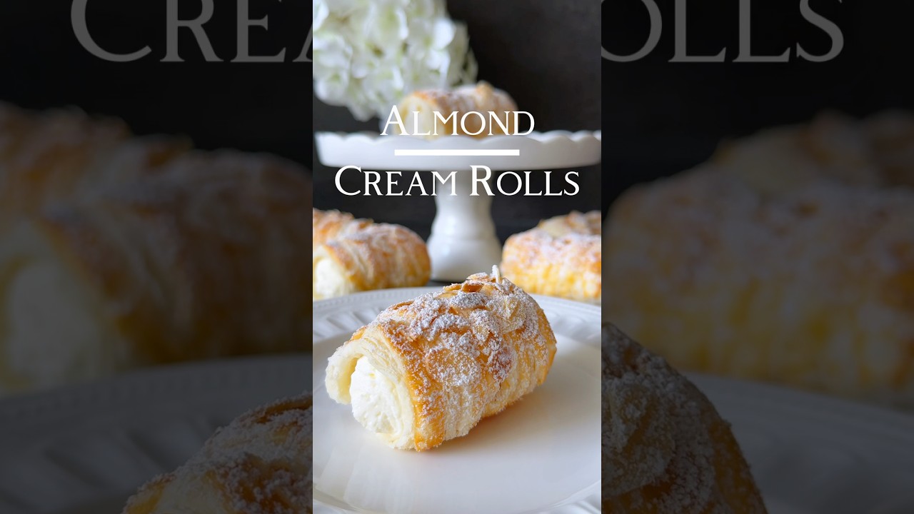 Ad | Almond Cream Rolls #almond #cream #rolls (in the Caption)
