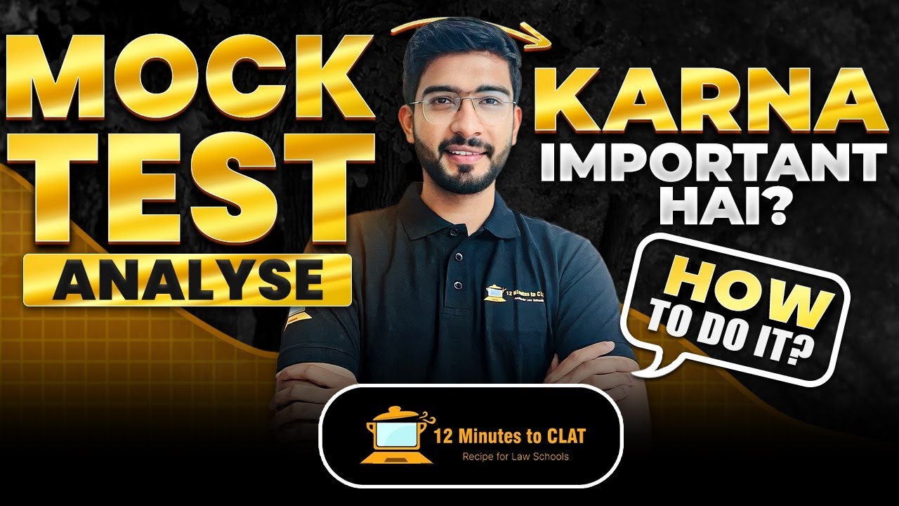 How to Analyse Mock Tests? I Step By Step Guide I Should You Analyse Mock Tests? I Keshav Malpani