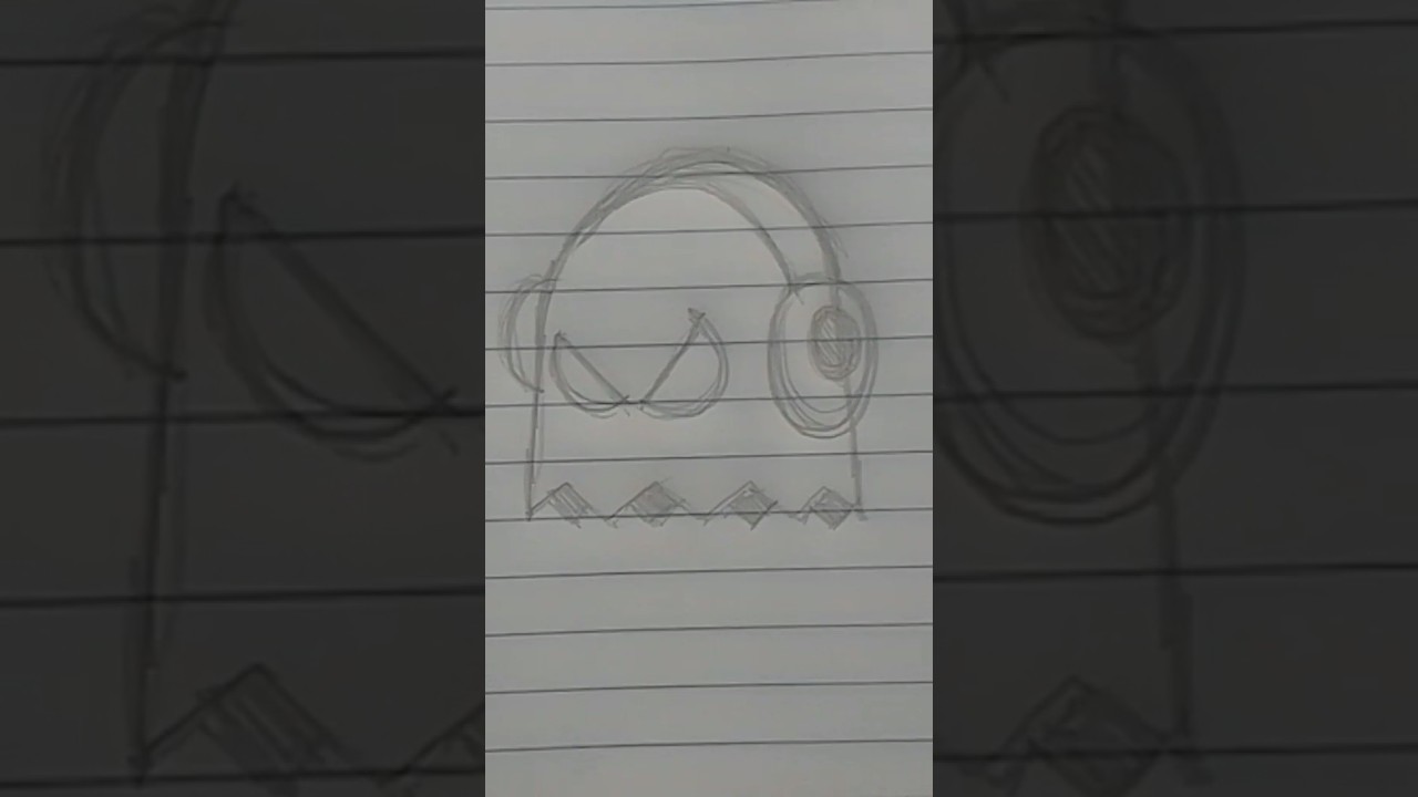 DESENHO F&Aacute;CEIS DE FAZER pt.1 - FANTASMIN #desenho #desenhos #fantasma