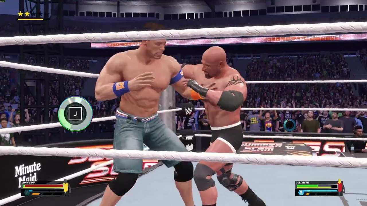 ultimate showdown gold berg vs john cena