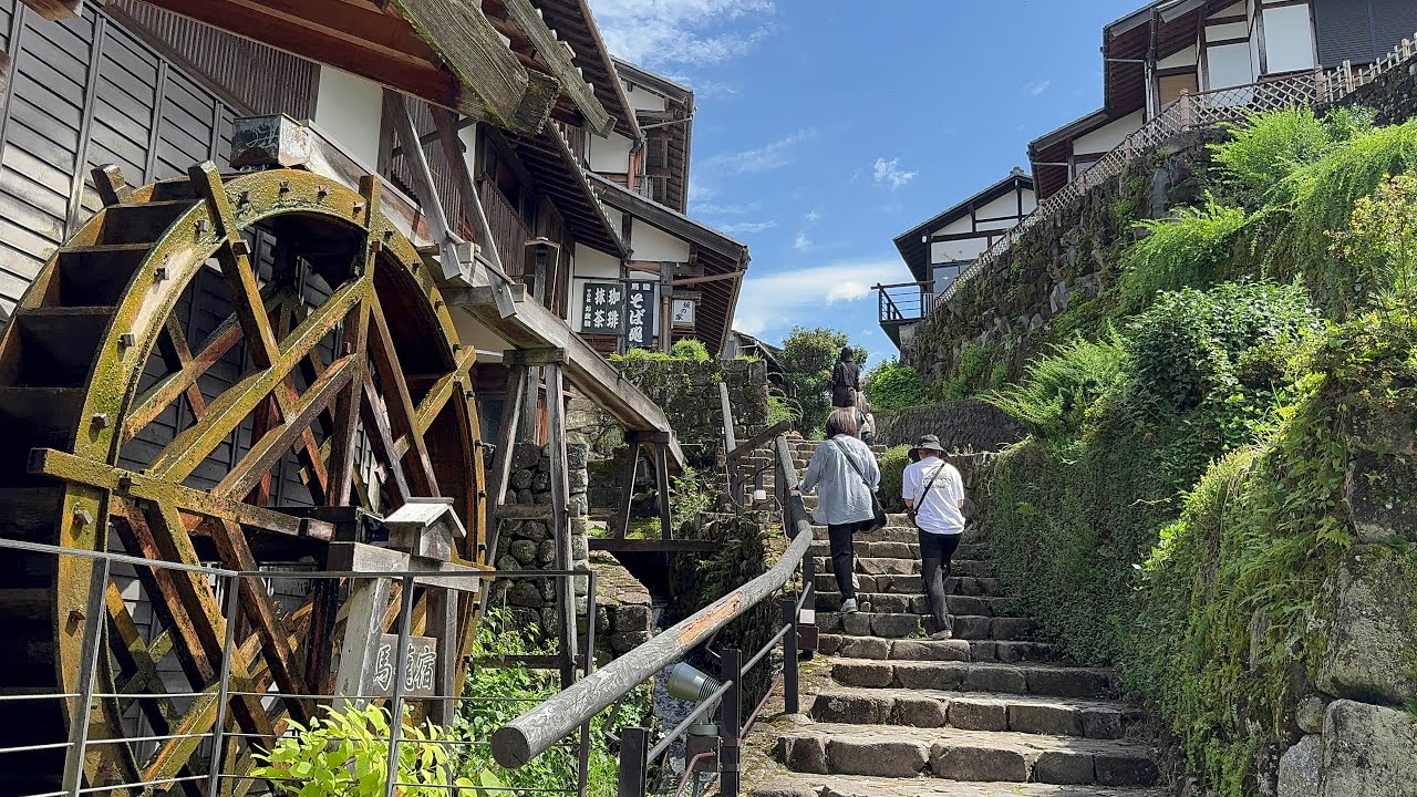 Magome-juku Inside Japan's Beautiful Post Town | Walking Tour Magomejuku, Gifu 4K 2024