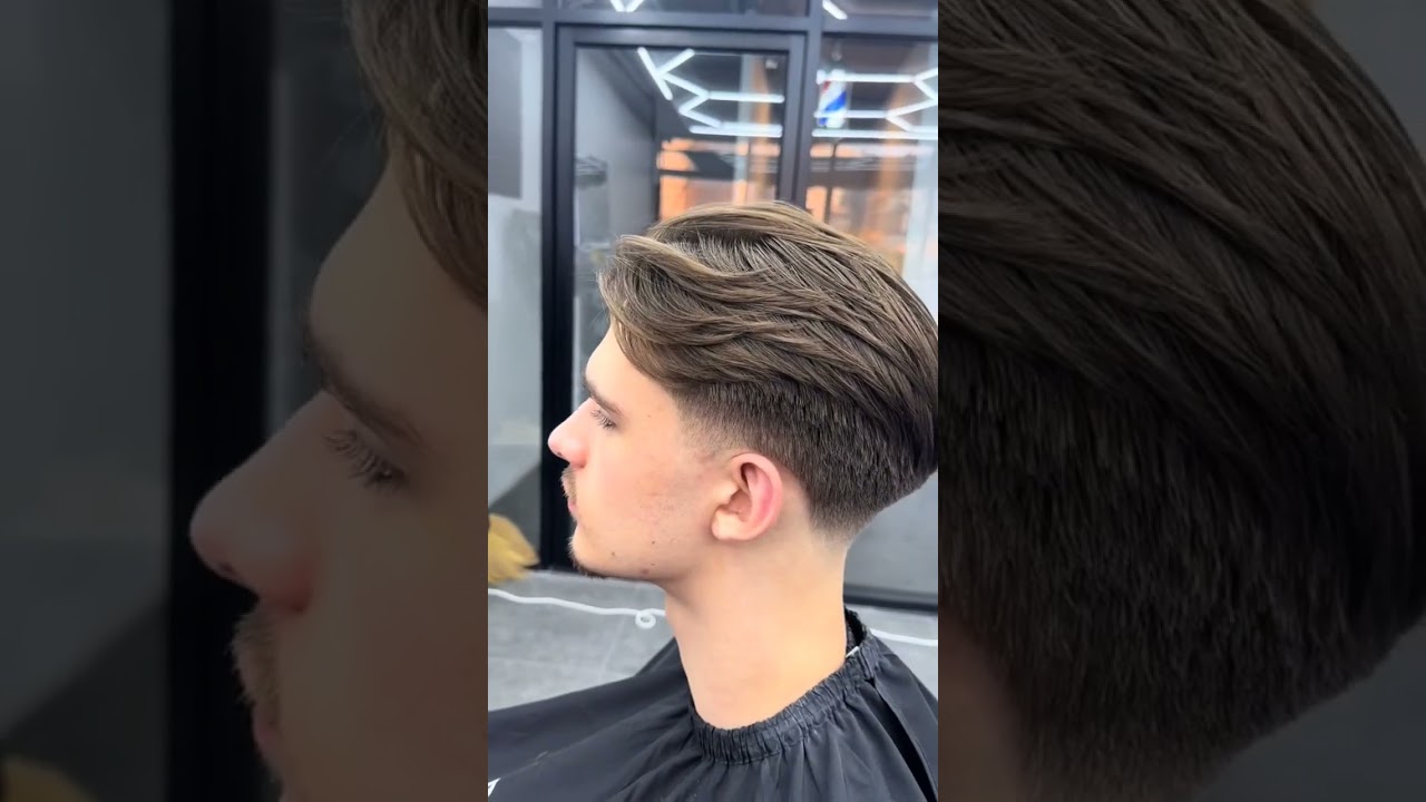 middle part taper fade #fyp #taperfade #hairstyle #barber #fijiicuts