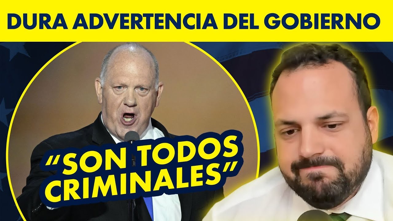 🚨Últimas noticias  | Tom Homan advierte a todos los inmigrantes