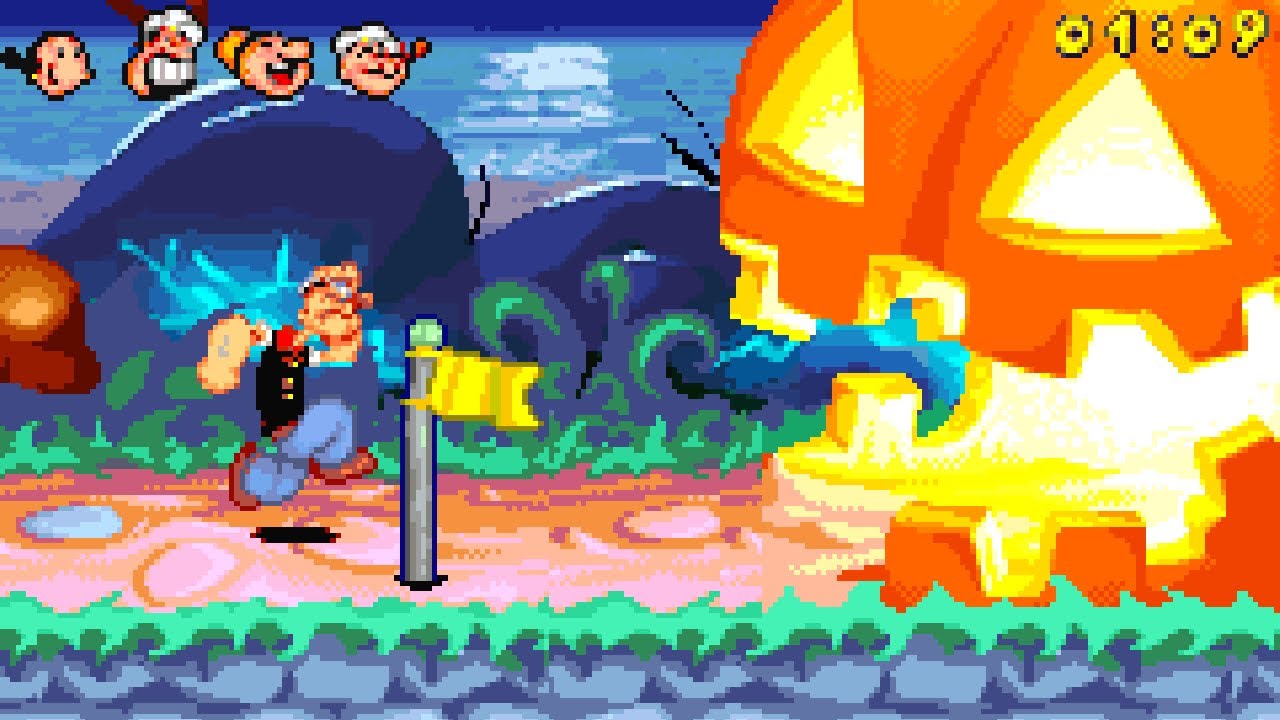 Popeye: Rush for Spinach Longplay (Game Boy Advance) [4K]