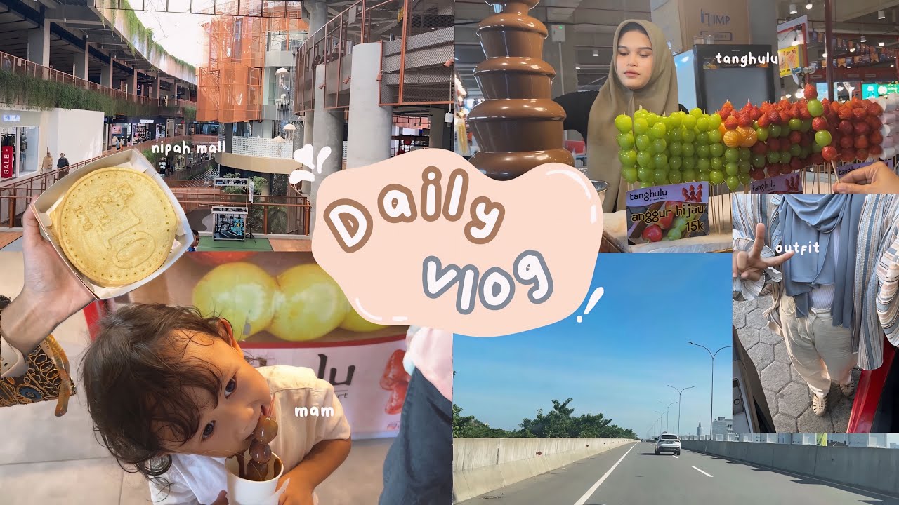 DAILY VLOG ⊹ ࣪ ˖ || nipah mall Makassar, food festival, Islamic boarding school, etc