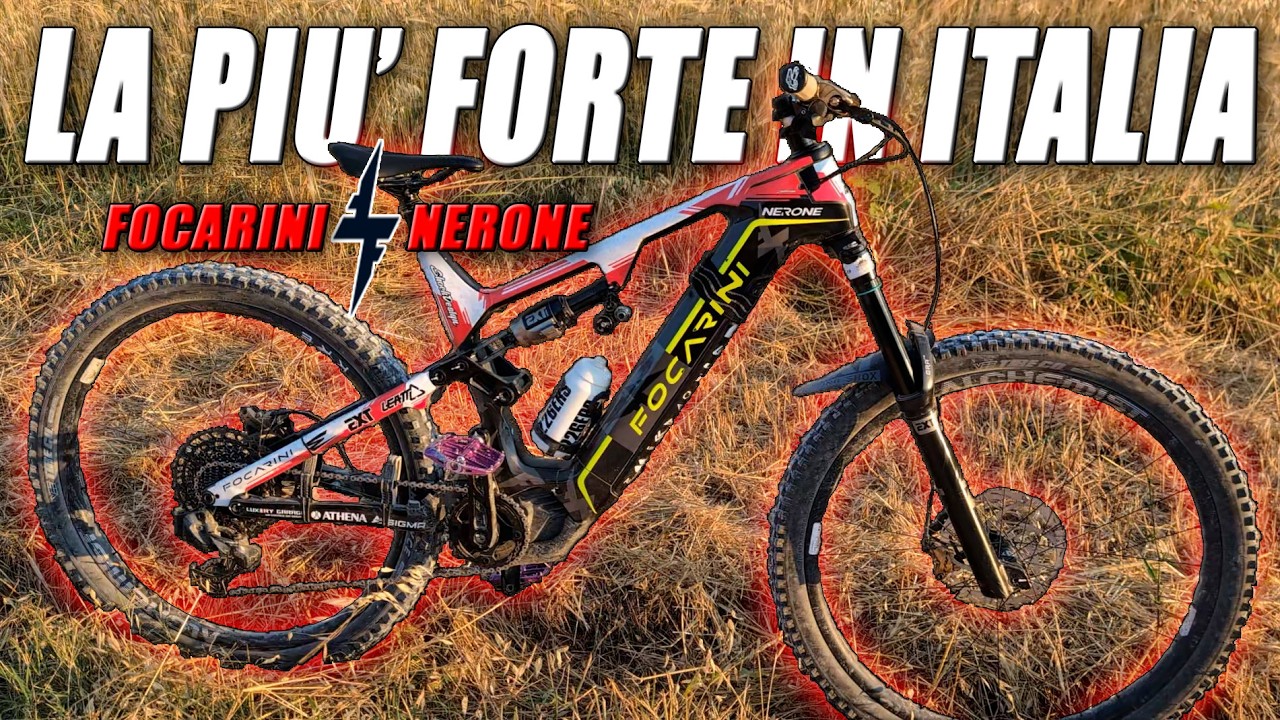 PROVO la E-MTB del CAMPIONE ITALIANO ! bike test Focarini Nerone R. 2025