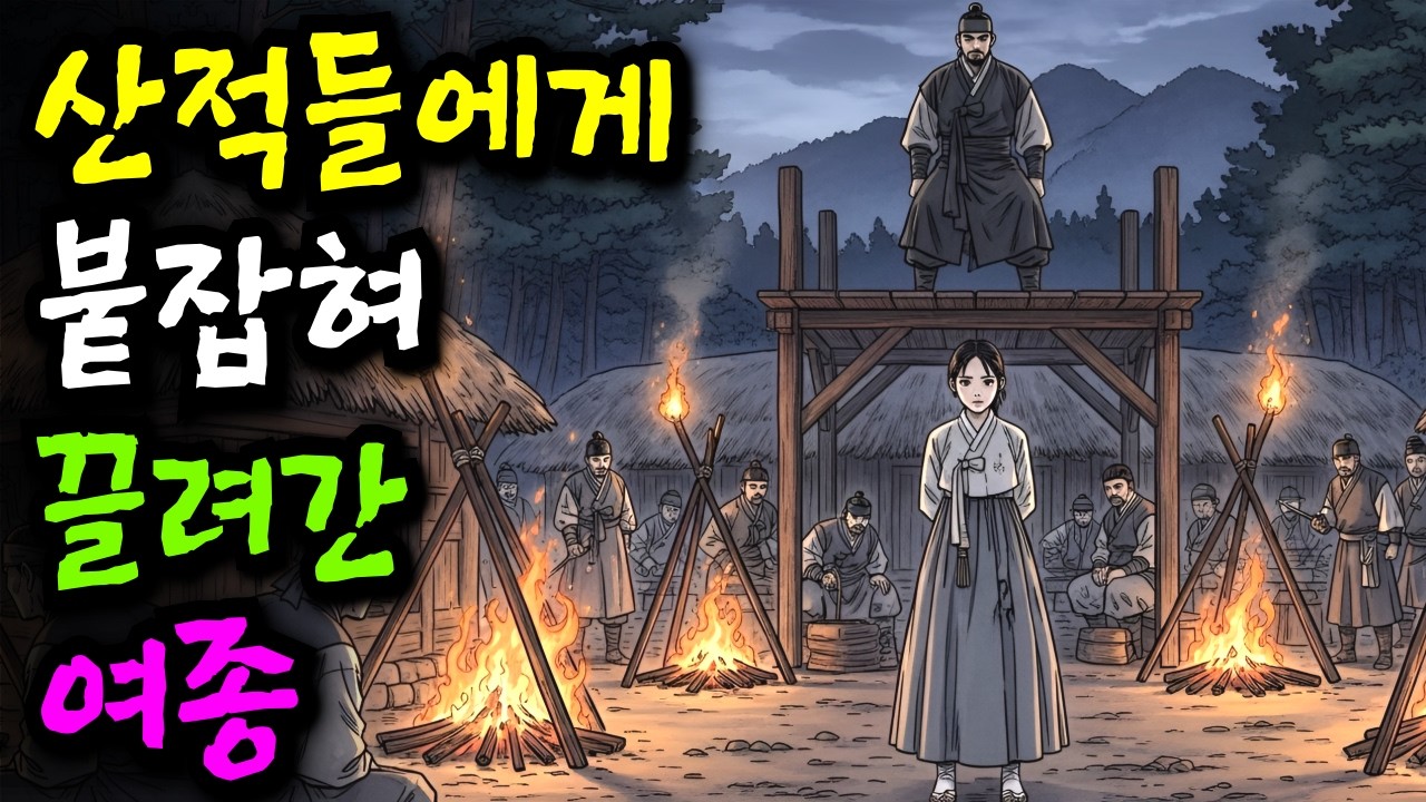 산적떼에 붙잡힌 18살 노비소녀 '두목의 부인이 되다?!'ㅣ야담 민담 전설 설화 옛날이야기 오디오북