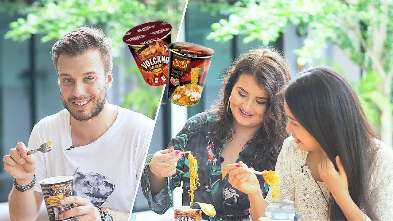 Foreigners try Thai Instant Noodles EP.3