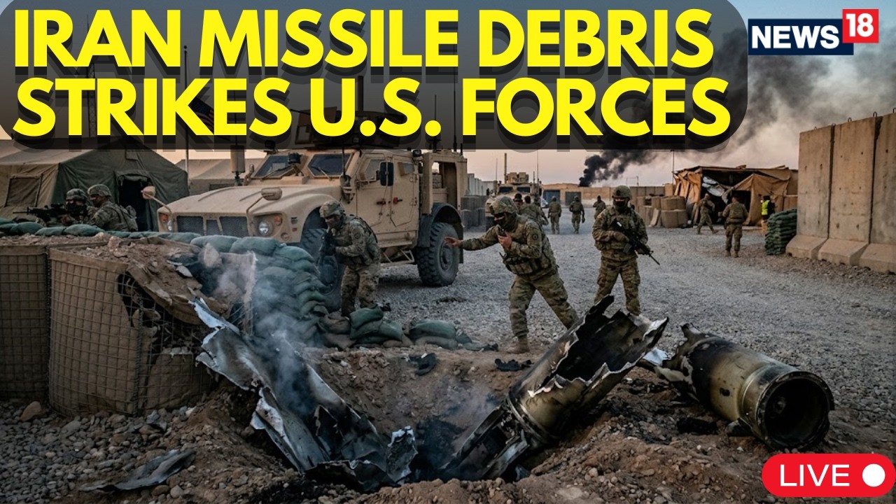 IRAN WAR BREAKING LIVE | Iran Missile Debris Hits U.S. Forces, Escalating Regional Tensions | N18G