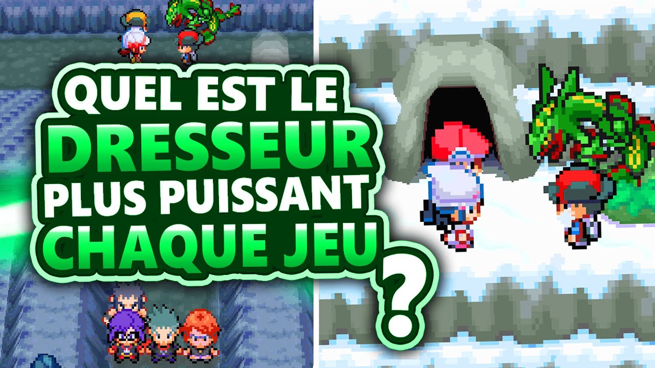 QUEL est le DRESSEUR POKEMON le PLUS PUISSANT dans CHAQUE JEU ?
