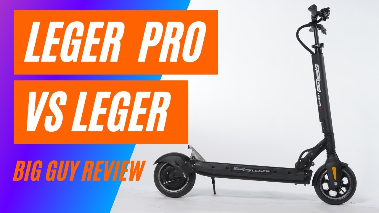 Speedway Leger vs Speedway Leger Pro Electric Scooter Comparison - 4K