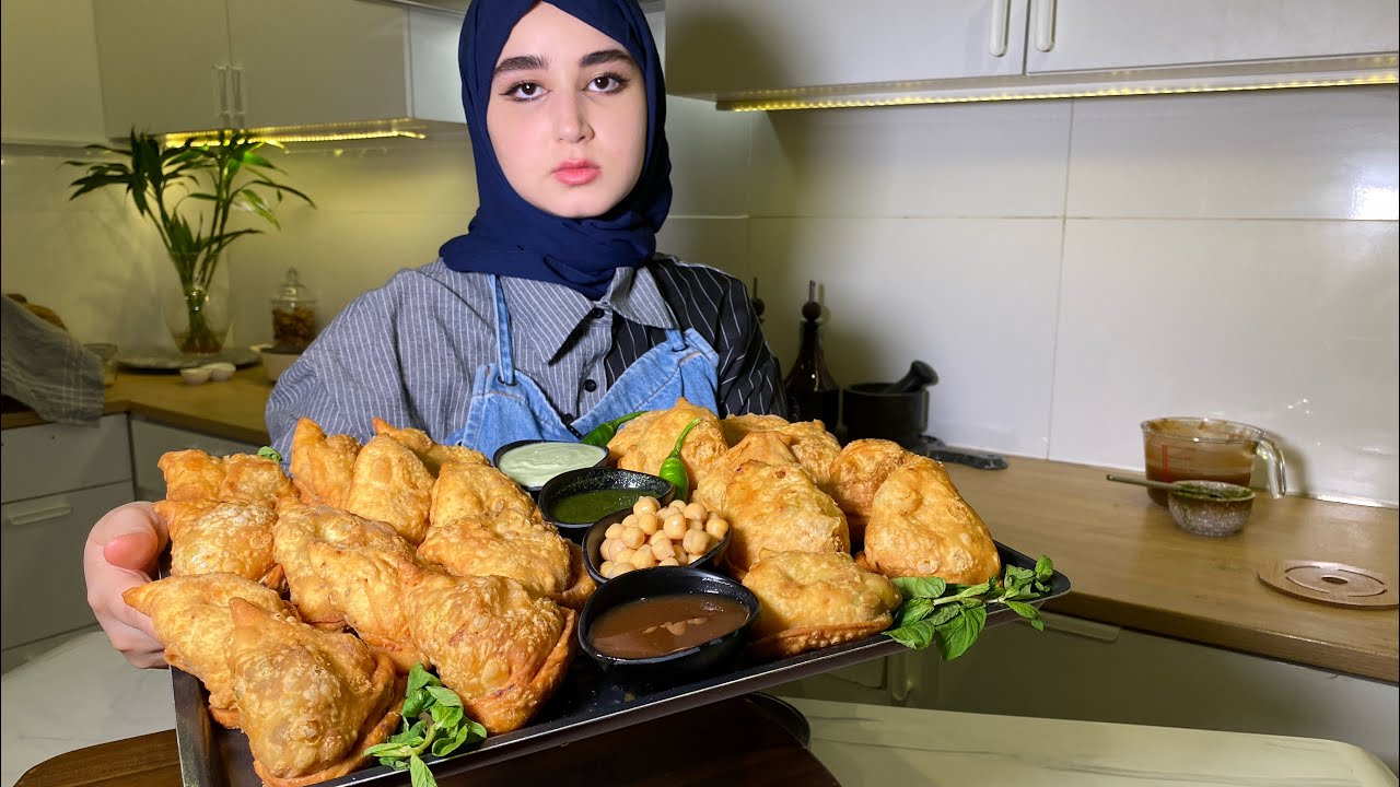السمبوسه الهنديه الاصليه 👌جربوا الطريقه وادعوا لي مضموووونه🤤