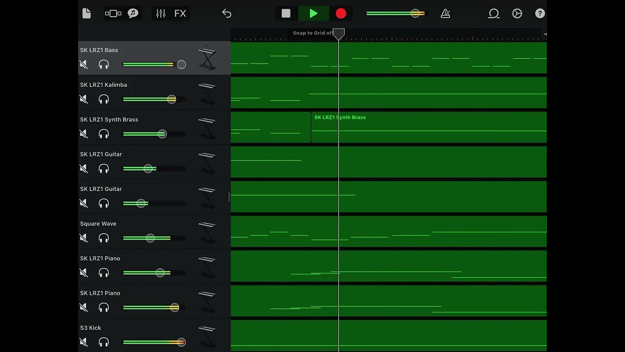Lava Reef Zone Sonic 3 and Knuckles Custom Act 1 Music (LRZ Boss Act 1) Garageband Cover/Remix