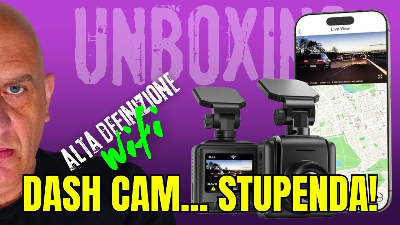 ⛈️ GUIDA IN CONDIZIONI METEOROLOGICHE AVVERSE! ❄️ Dashcam Avylet A1 La SICUREZZA a 40€