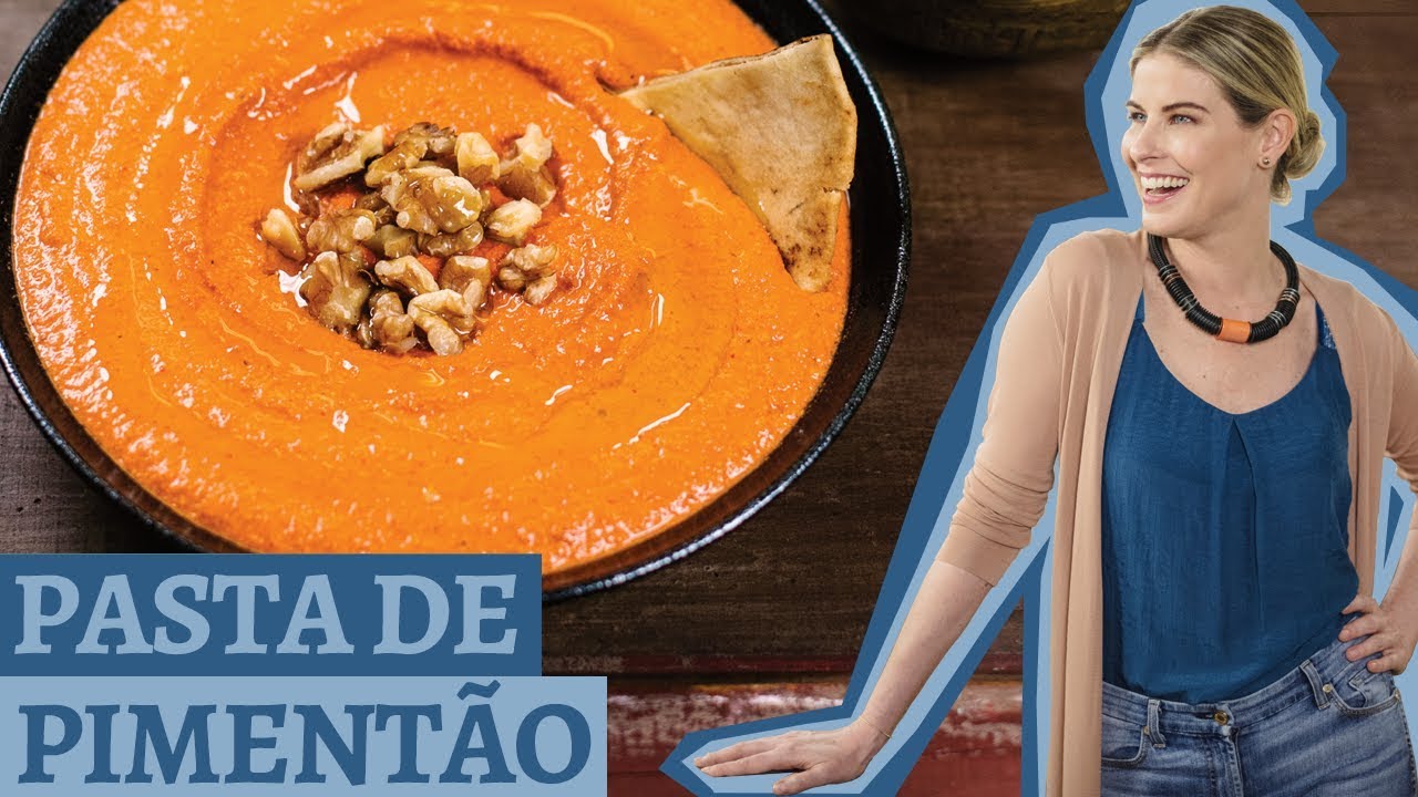 Pasta de piment&atilde;o (muhamra) | Receita Panelinha | Com Rita Lobo