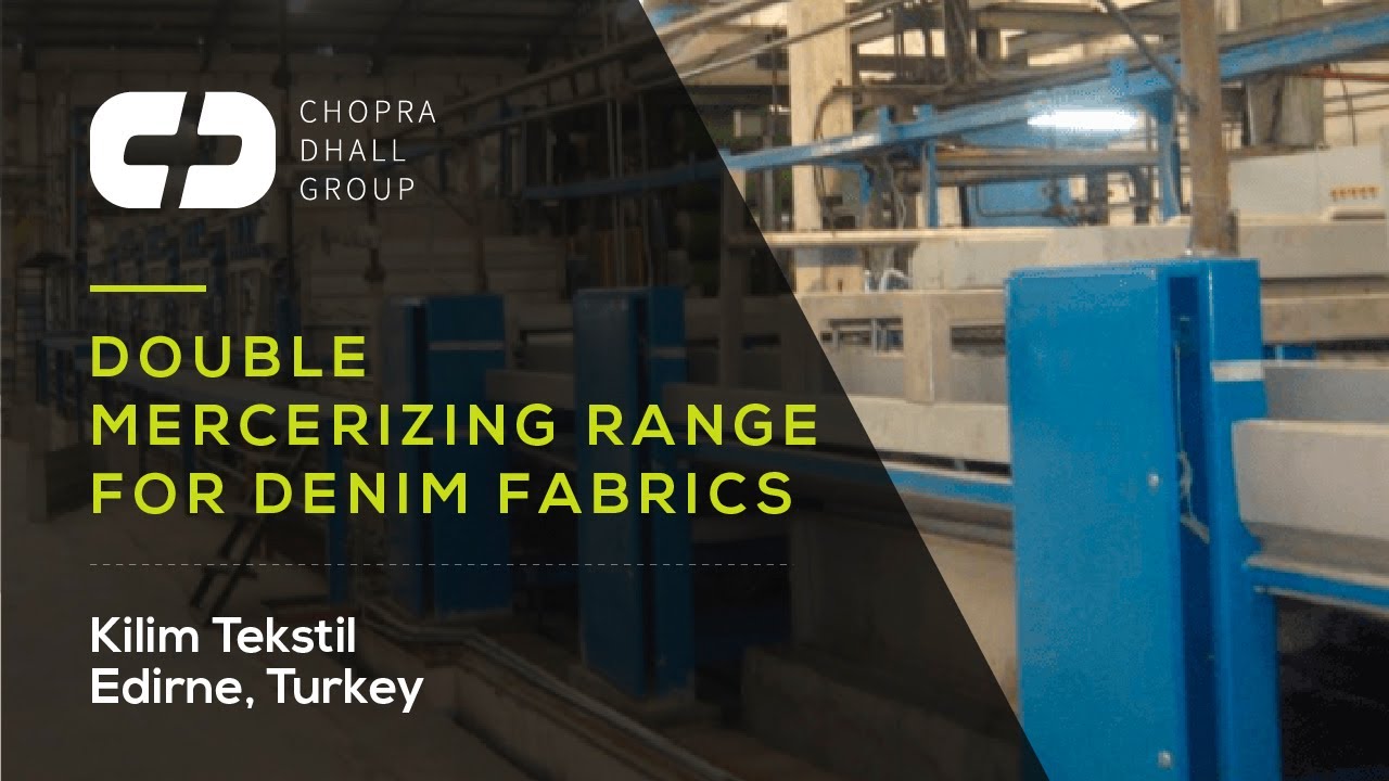 CDG Double Mercerizing Range for Denim Fabrics, Kilim Tekstil (Turkey)