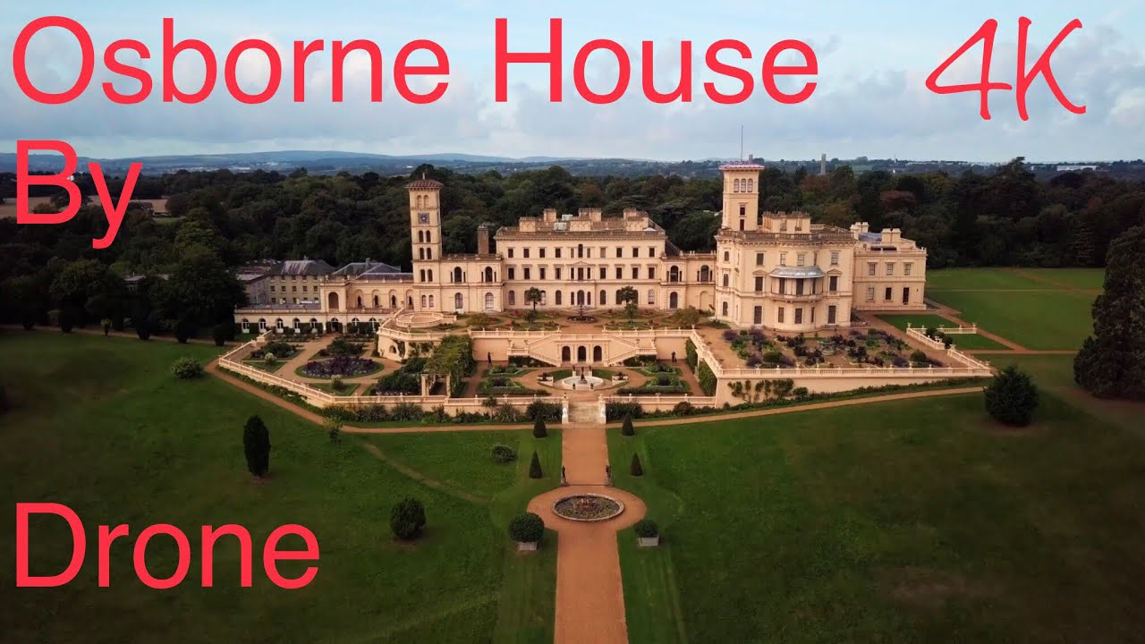 Osborne House - Home of Queen Victoria by Drone 4k