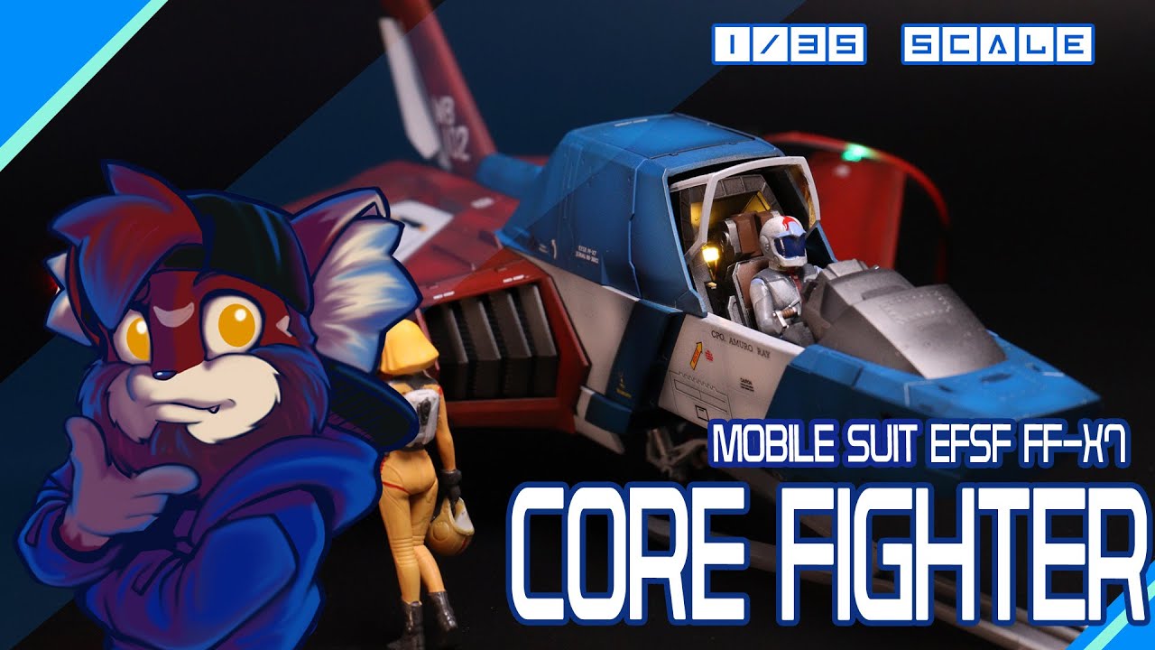 #Gunpla #newtype 1/35 FF-X7 Core Fighter