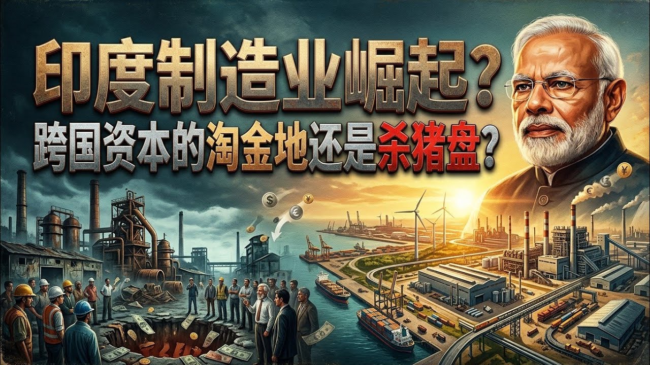 印度制造万亿赌局：跨国资本的淘金地还是杀猪盘？| 繁荣背后的死结：印度制造为何越扩张，越依赖中国？| 跨国巨头大逃亡与再下注：揭秘印度营商环境的真相