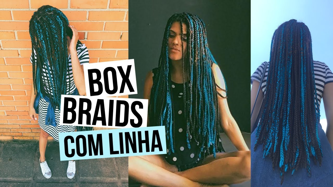 Box Braids com linha de crochê: Como fazer + Tudo sobre minhas tranças