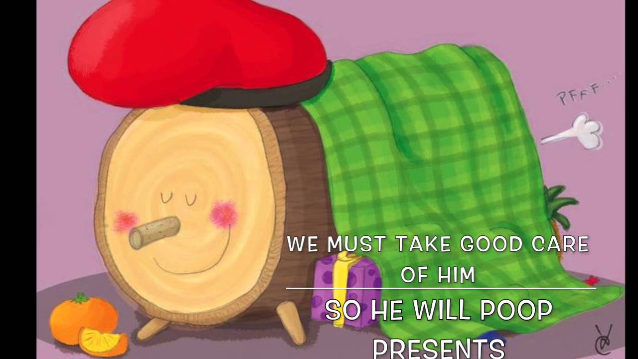 Caga Tió - Pooping log