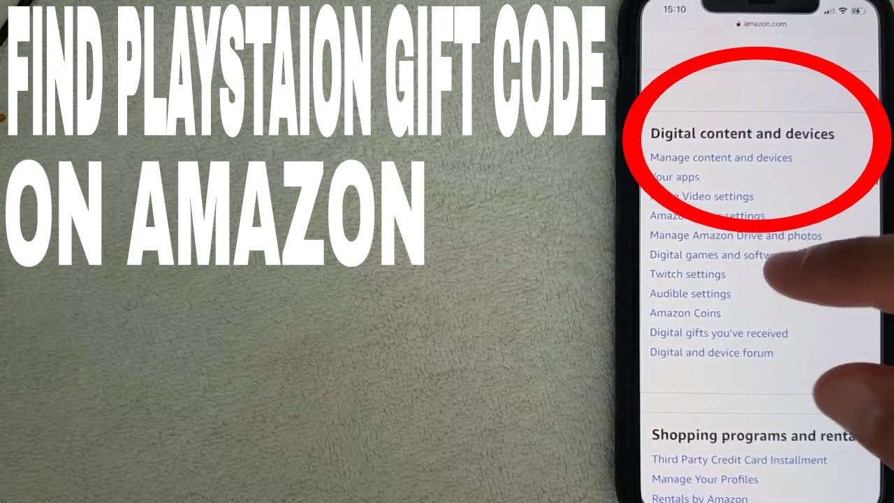 ✅  How To Find Playstation PS4 Store Gift Card Code Purchased On Amazon  🔴