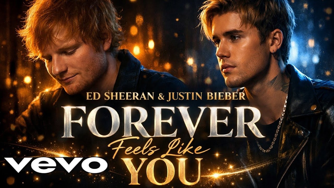 ED SHEERAN and JUSTIN BIEBER -