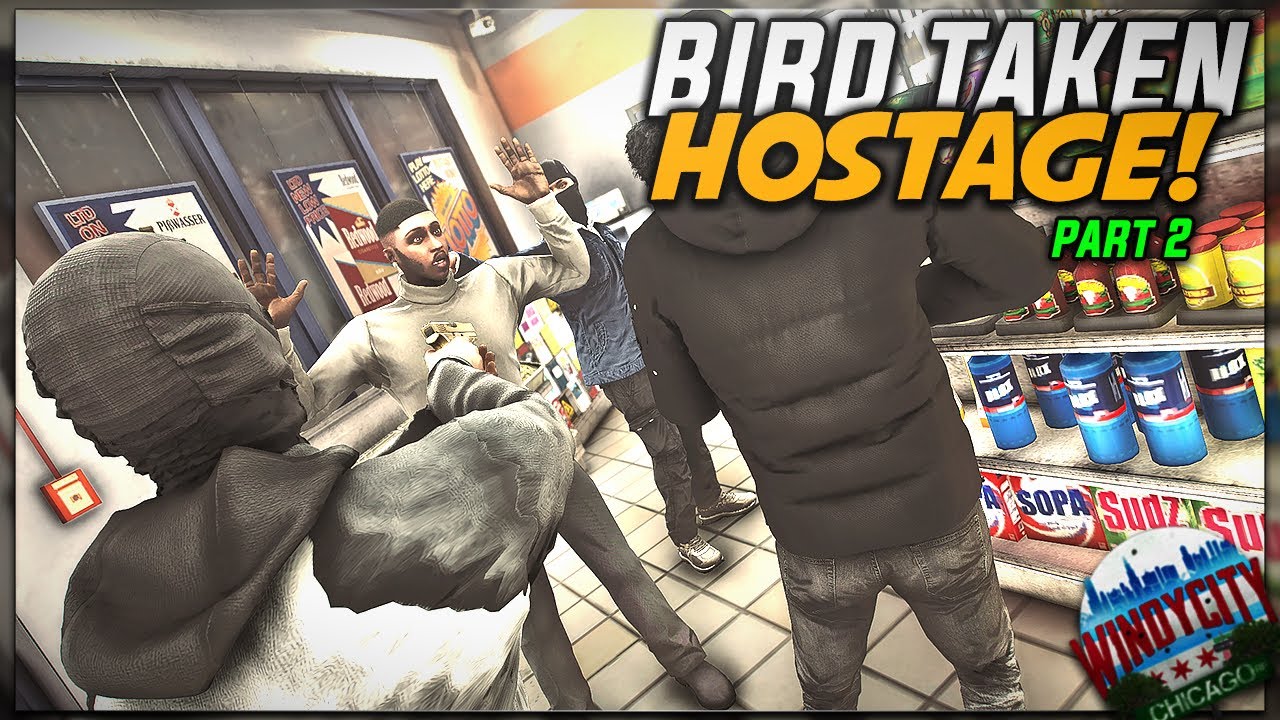 Detective Bird TAKEN HOSTAGE in INTENSE ROBBERY in Windy City RP! | GTA RP 🚨😯 PART 2!