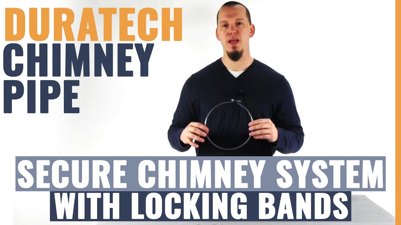 DuraTech Chimney Pipe - Secure Chimney System with Locking Bands