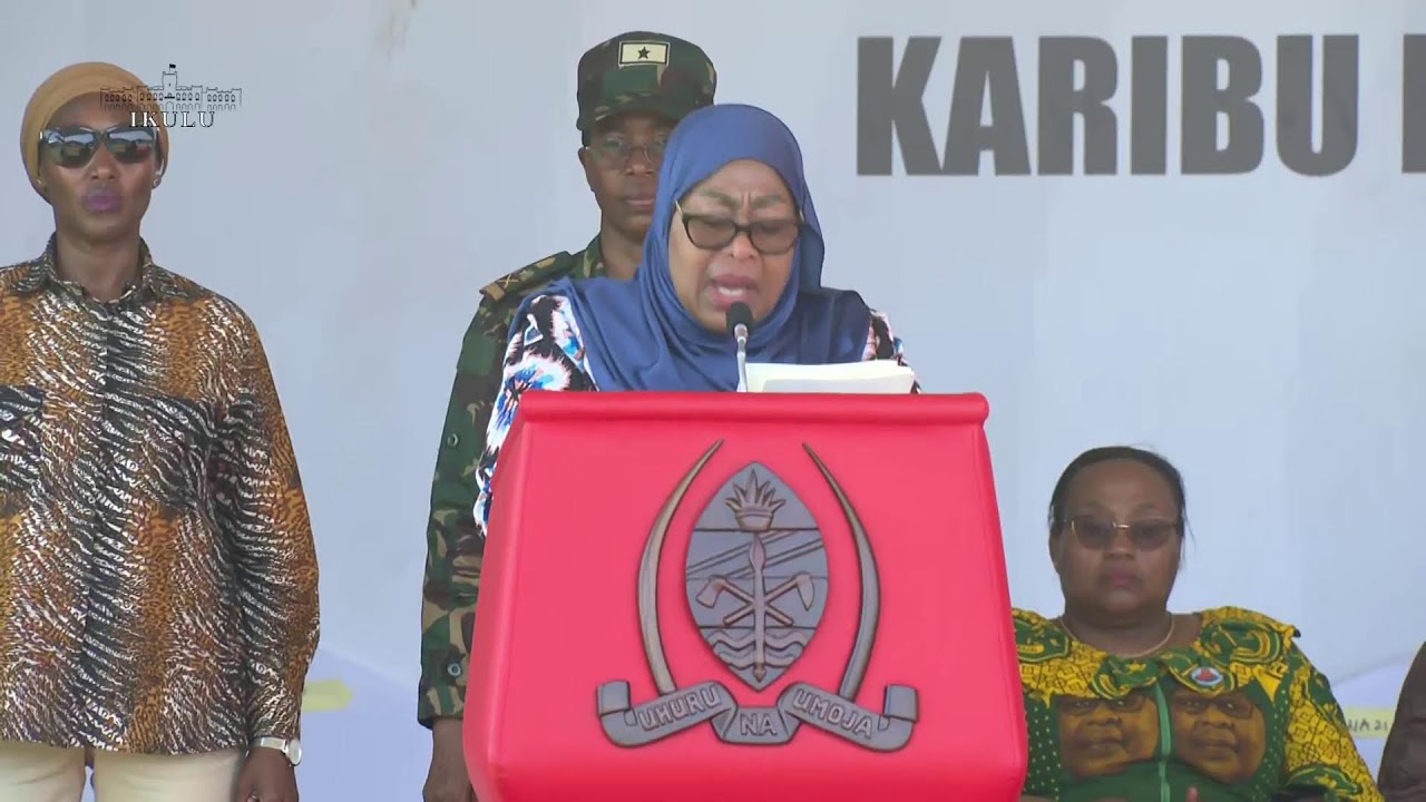 MHE. RAIS DKT. SAMIA AKIGAWA MITUNGI YA GESI (LPG) NA KUZUNGUMZA NA WANANCHI WA MUHEZA