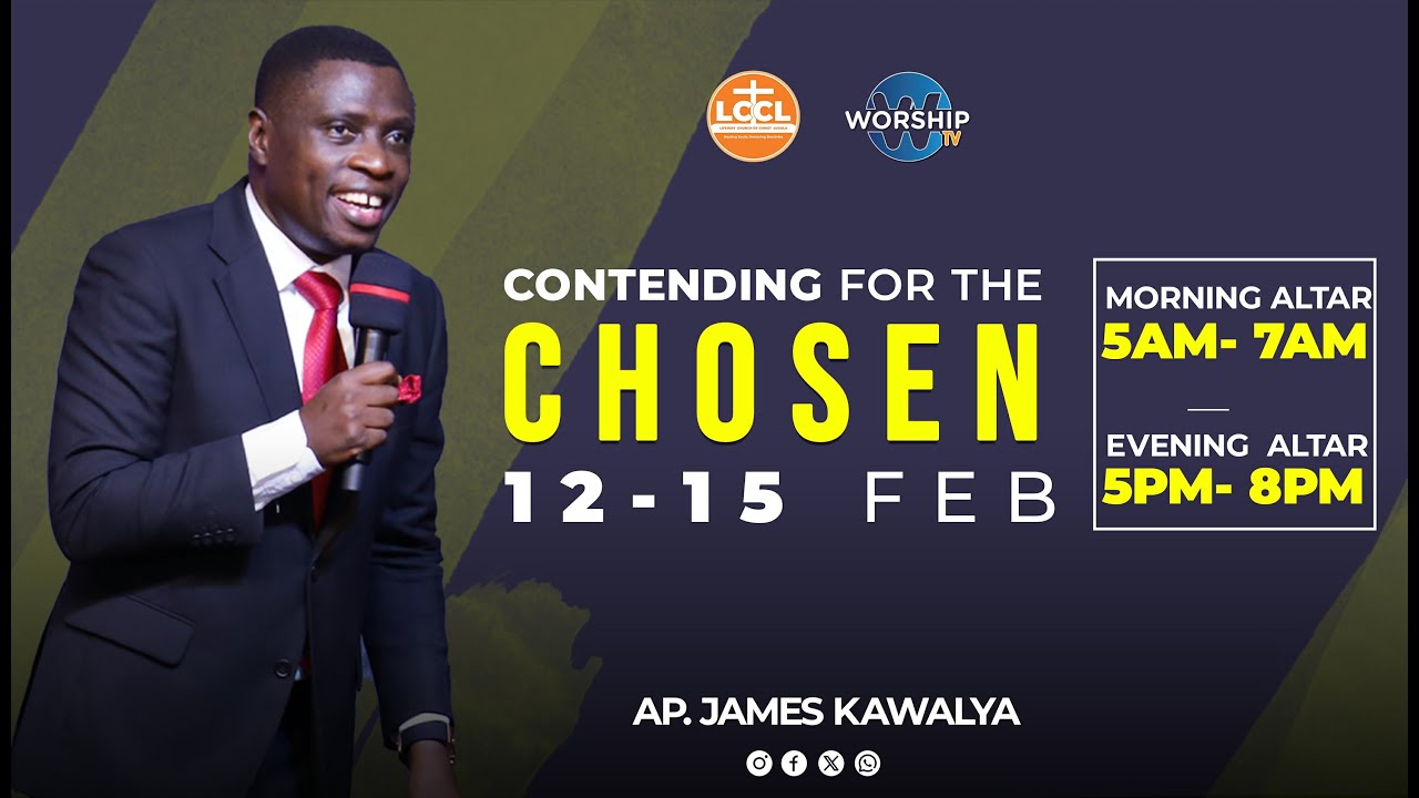 CONTENDING FOR THE CHOSEN || DAY 1|| MORNING ALTAR 12th/02/2024 |  AP. JAMES   KAWALYA