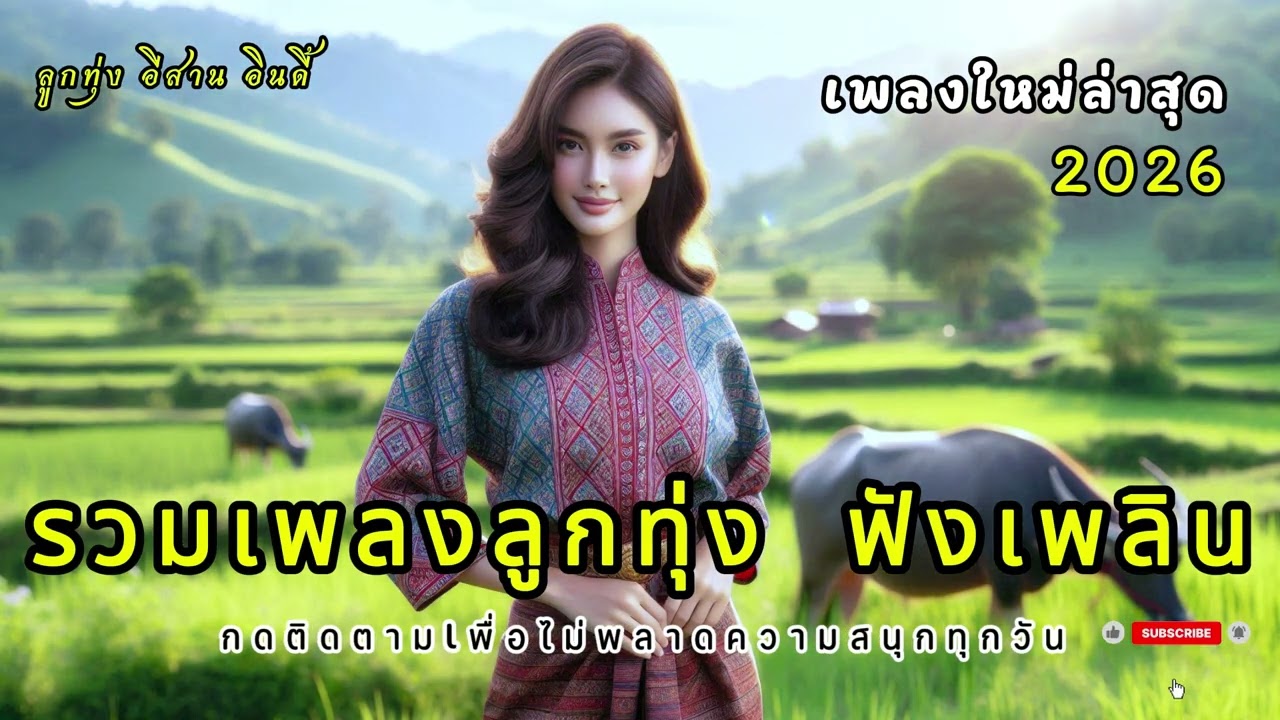 เพลงลูกทุ่งเพราะๆ 2026  คนไกลบ้าน ฟังเพลิน ฟังสบาย ในวันทำงาน เพลงใหม่ล่าสุด เติมกำลังใจ