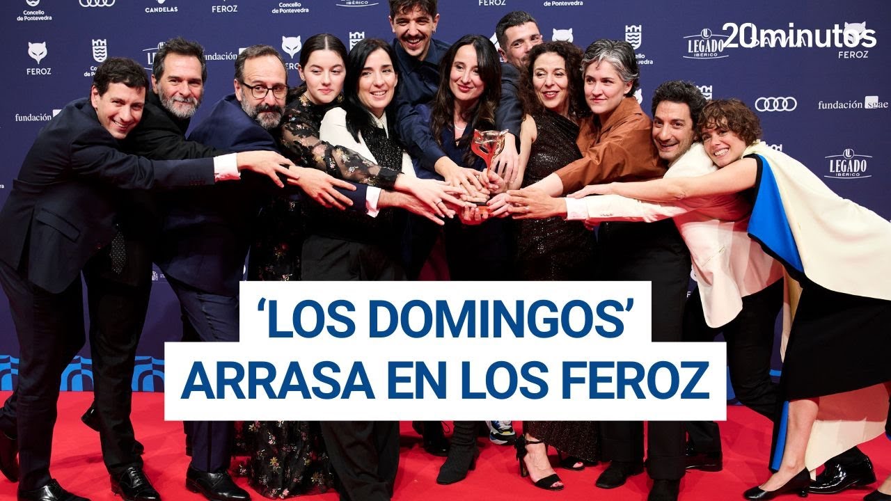 'LOS DOMINGOS' ARRASA en los PREMIOS FEROZ 2026 con CINCO galardones