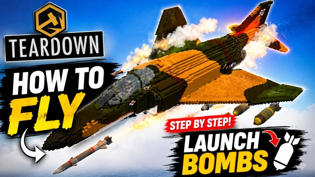 ✈️ Лучший мод на самолёты в Teardown: Полный гайд по Dynamic Aircraft mod