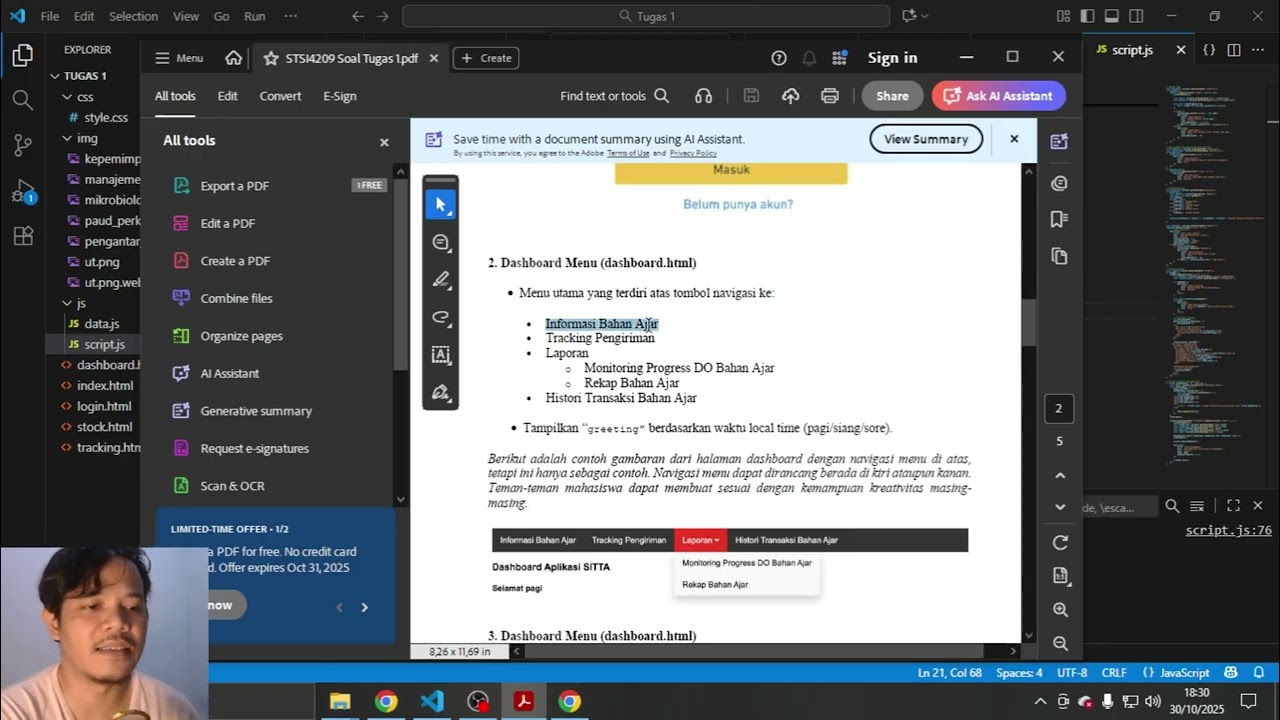 Tugas 1 Pemrograman Berbasis Web (Universitas Terbuka)