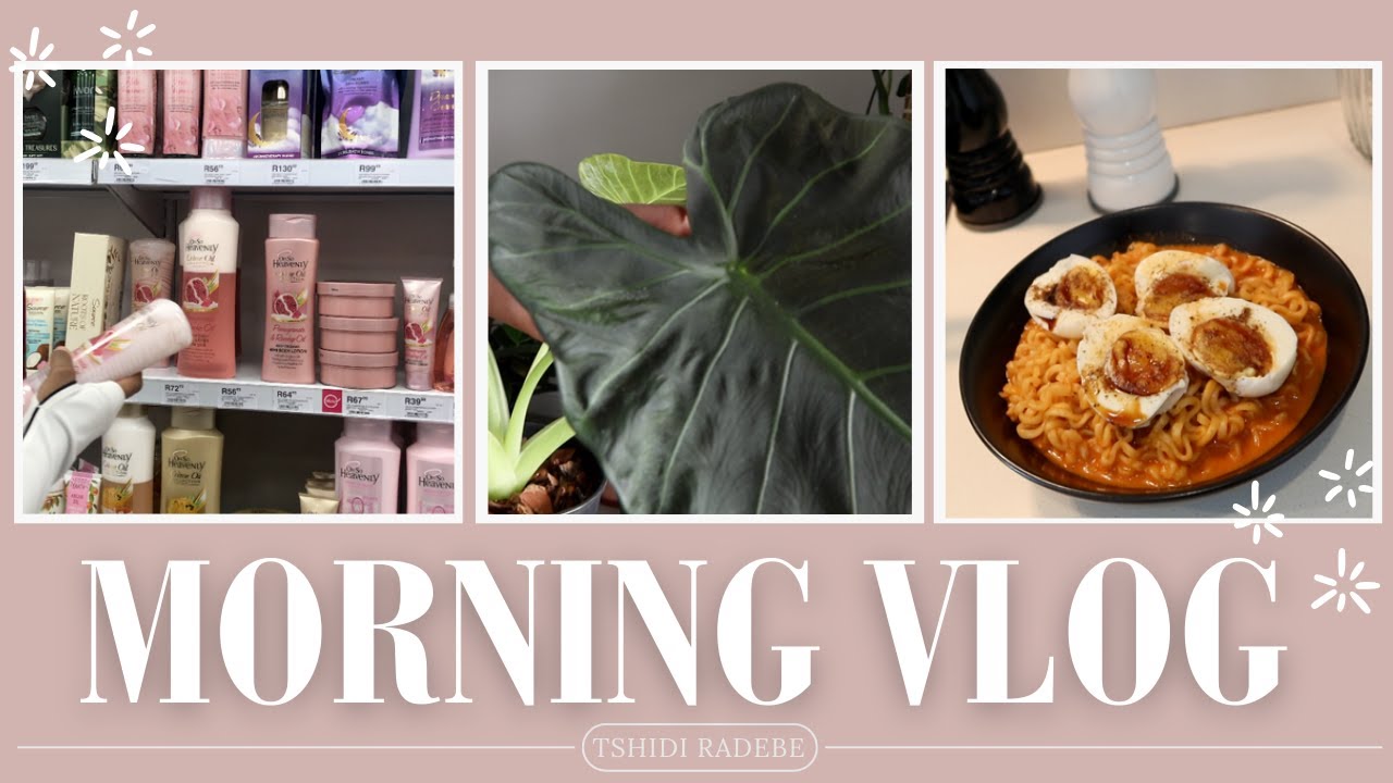 Spend the Morning with Me: Personal care products shopping, Period cravings, Breakfast, Plant Care