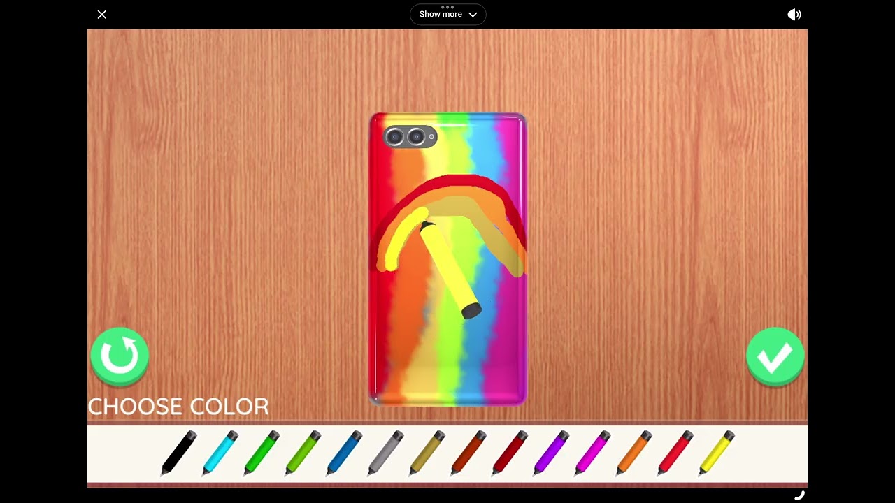 Making a beautiful phone case for my customers
