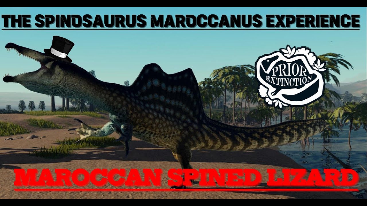 The Spinosaurus Maroccanus Experience |Maroccan Spined Lizard| Prior Extinction Dinosaur Survival