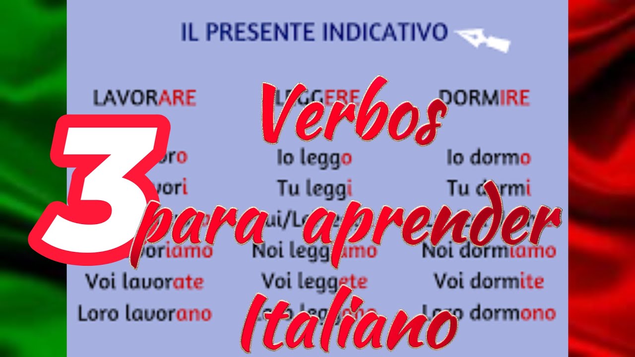 VERBOS ITALIANOS