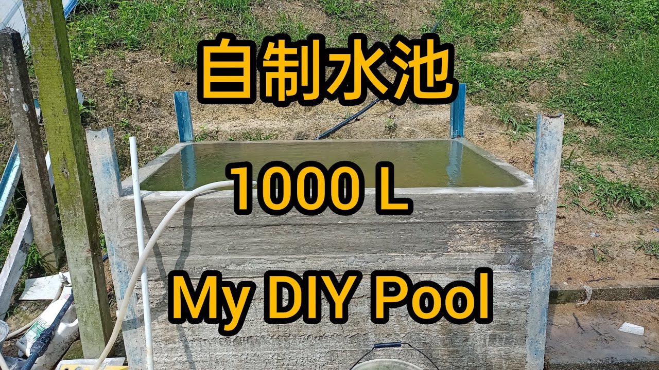 自制水池 My DIY Pool @uncleleediy 