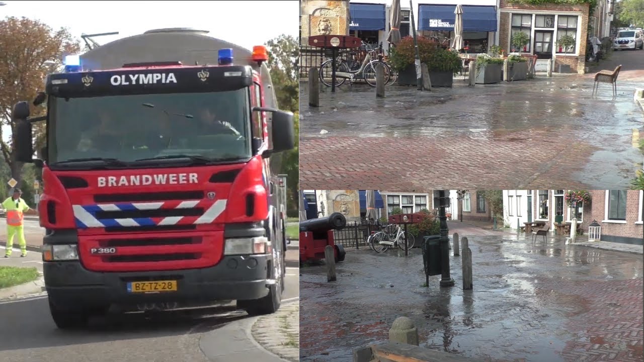 [Middel HV] Hulpdiensten Rukken Massaal uit voor wateroverlast waarbij huizen verzakken in Brielle