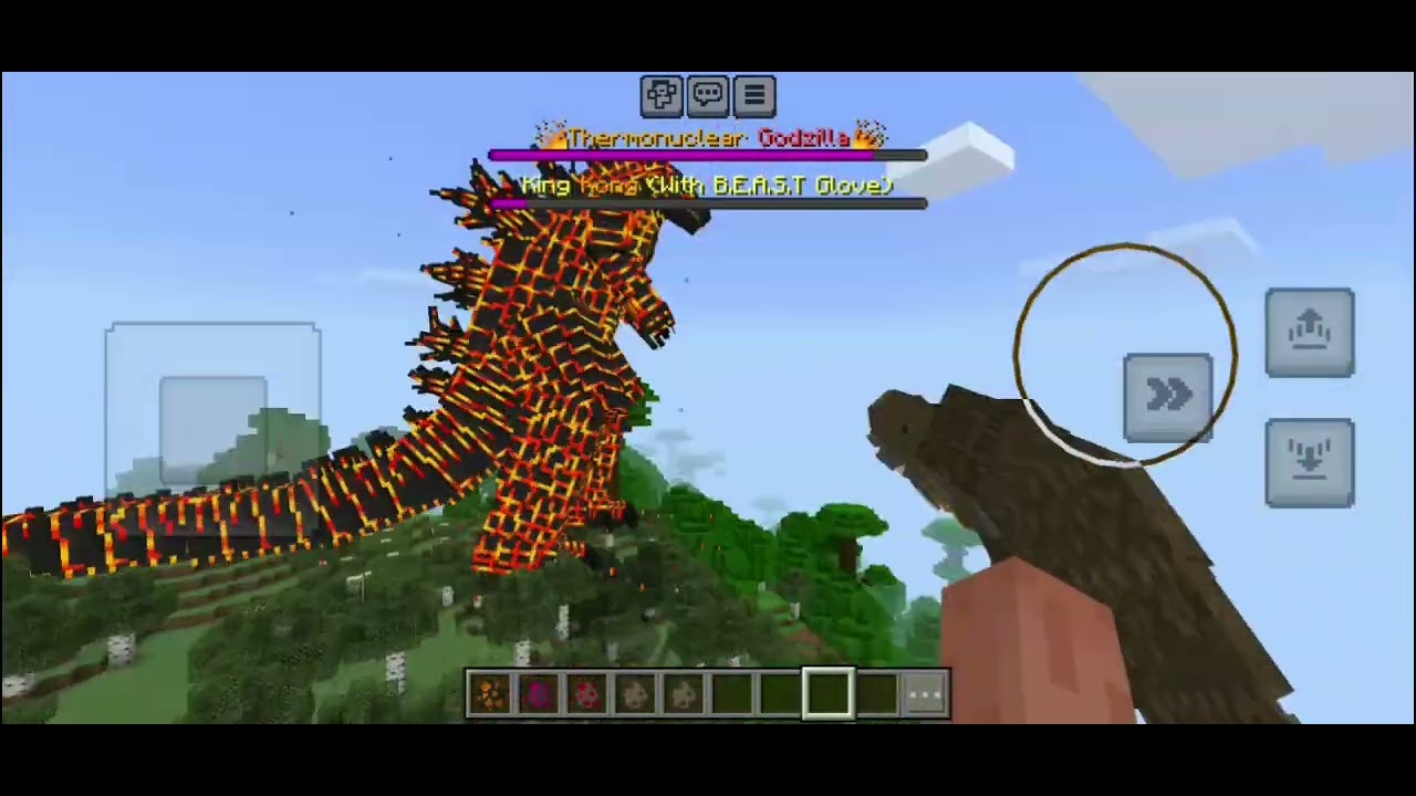 Godzilla de lava vs king kiog
