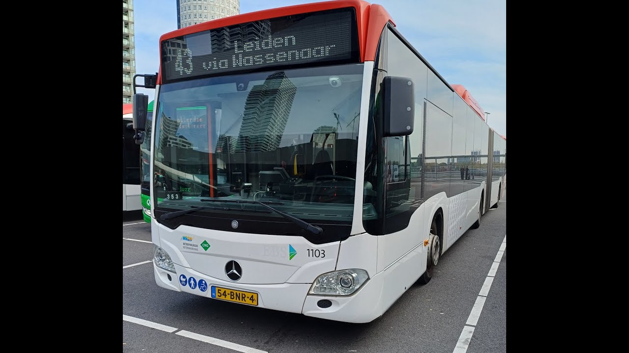 EBS lijn 43 | Den Haag CS - Leiden CS via Wassenaar | 18 meter gelede wagen