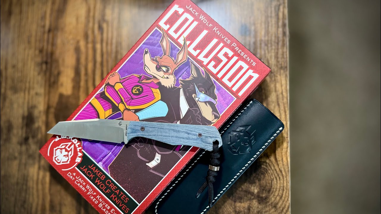 Jack Wolf Knives x JakebCreates Collusion Unboxing and First Impressions 🐺