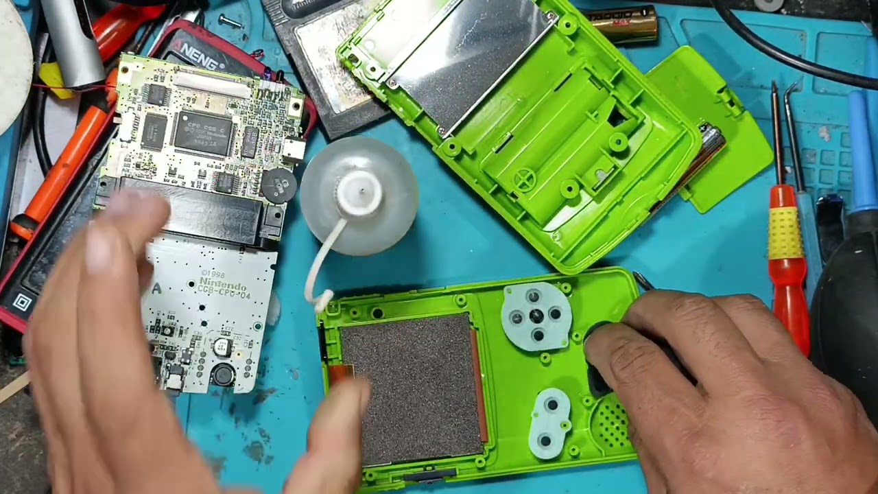 Reparando Game Boy Color que no le funciona el Start