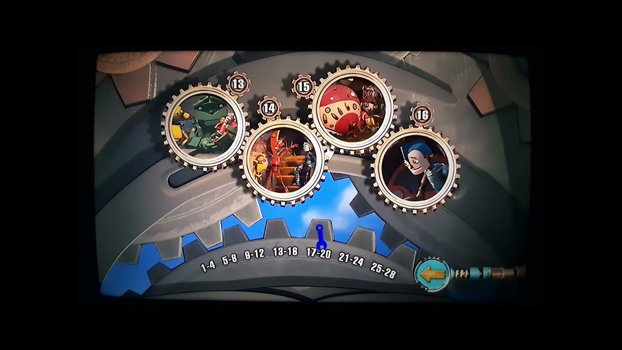 Robots DVD Menu (2005) [¿recuerdan esta película de Blue Sky?]