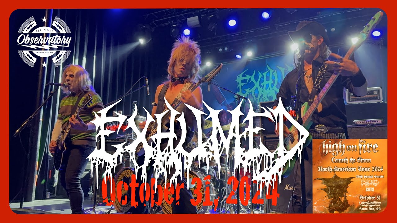 Exhumed @ The Observatory Santa Ana CA 10-31-2024 Full Set